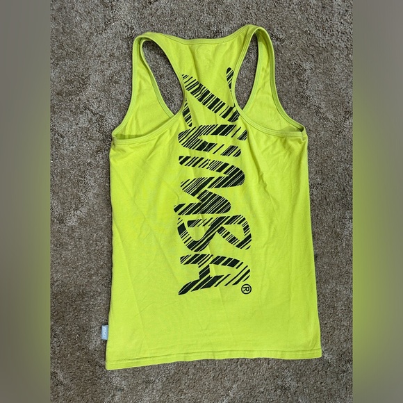 RARE! ZUMBA TANK TOP! Green and Black. - Picture 6 of 8